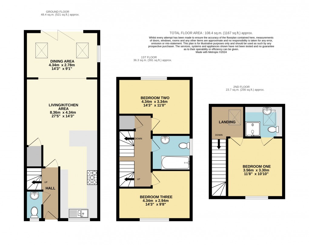 Floorplan for Leighton Buzzard, Bedfordshire