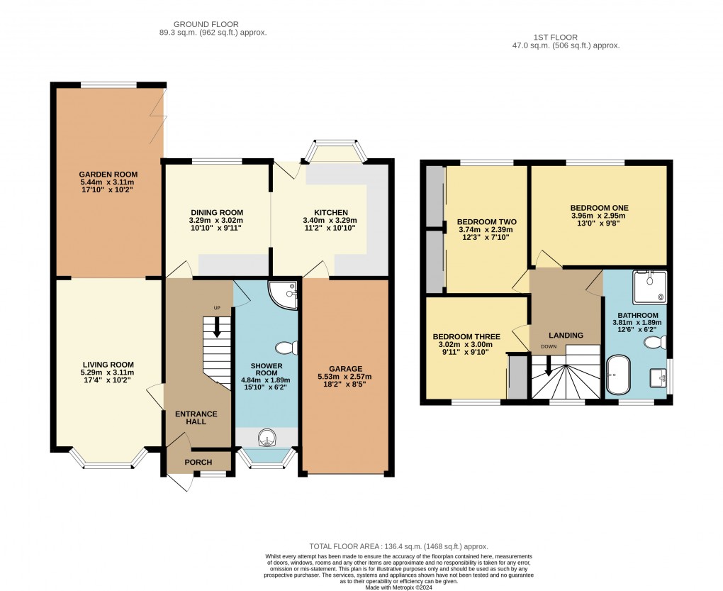 Floorplan for Dunstable, Bedfordshire