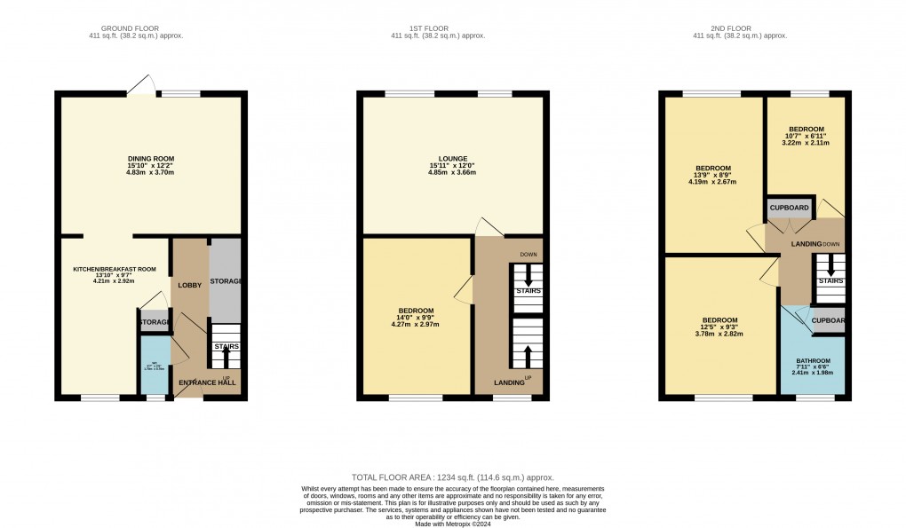 Floorplan for Houghton Regis