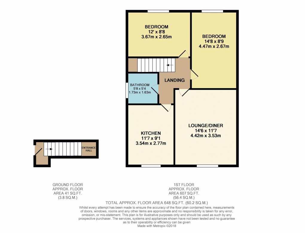 Floorplan for Luton