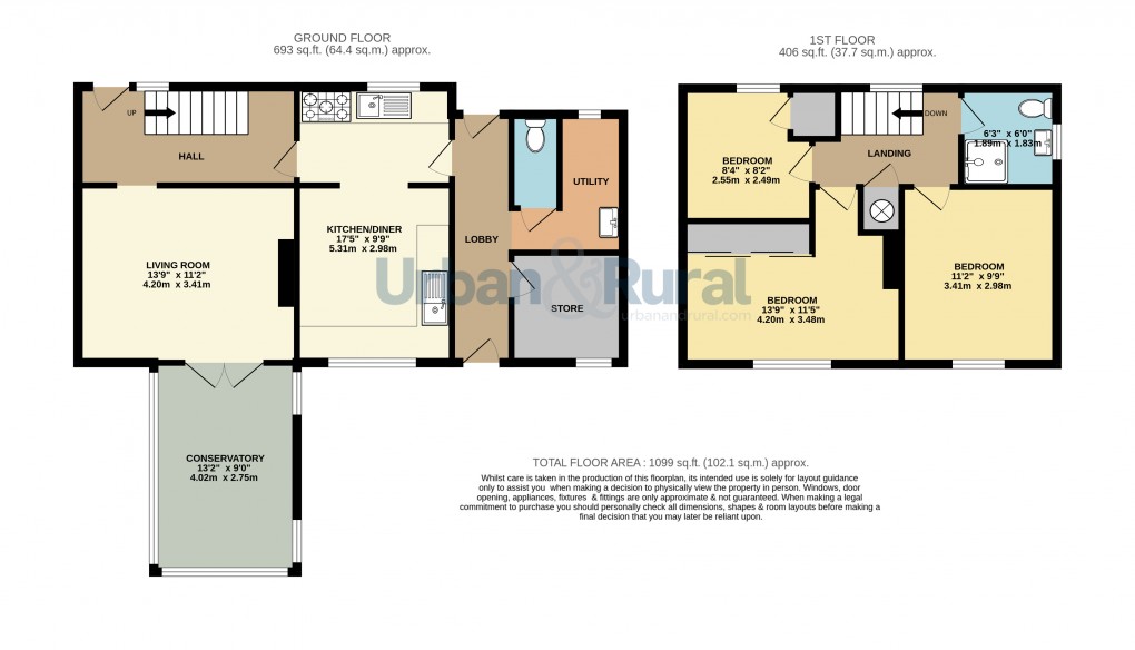 Floorplan for Toddington, Bedfordshire