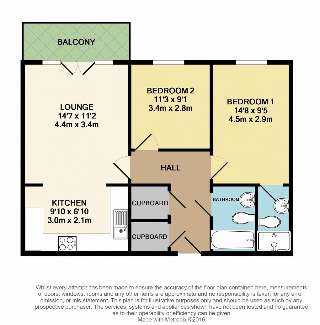 Floorplan for Luton