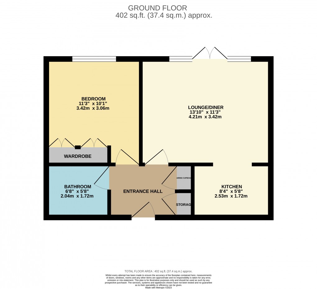 Floorplan for Earls Meade, Luton, Bedfordshire