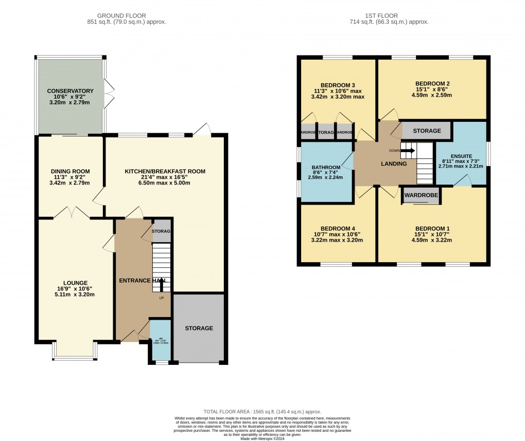 Floorplan for Luton, Bedfordshire