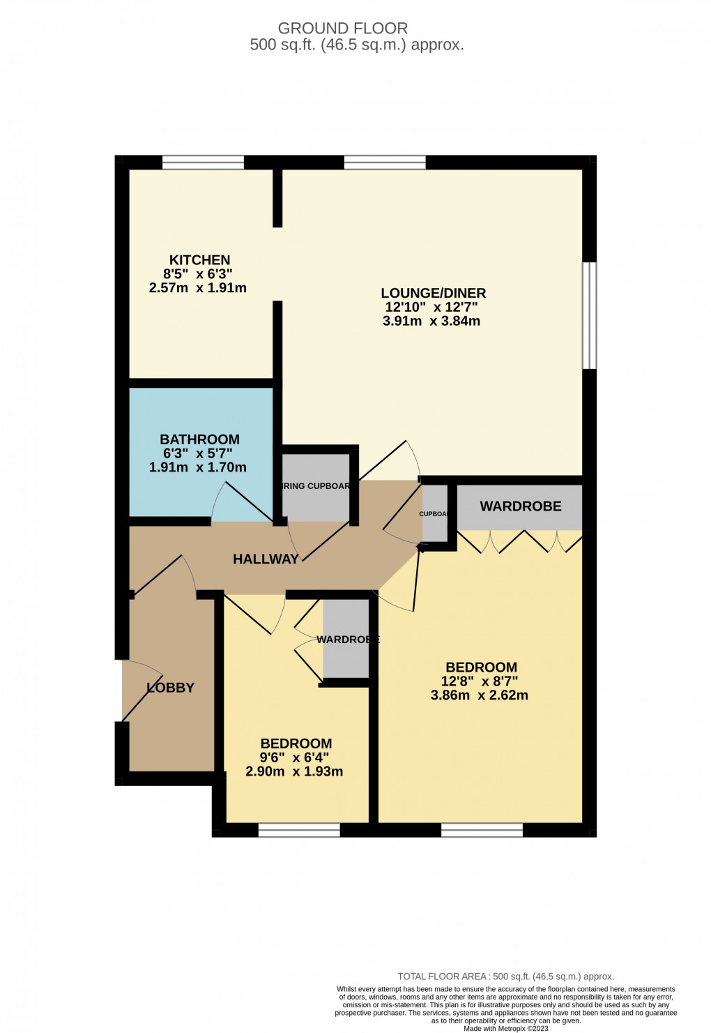 Floorplan for Luton, Bedfordshire