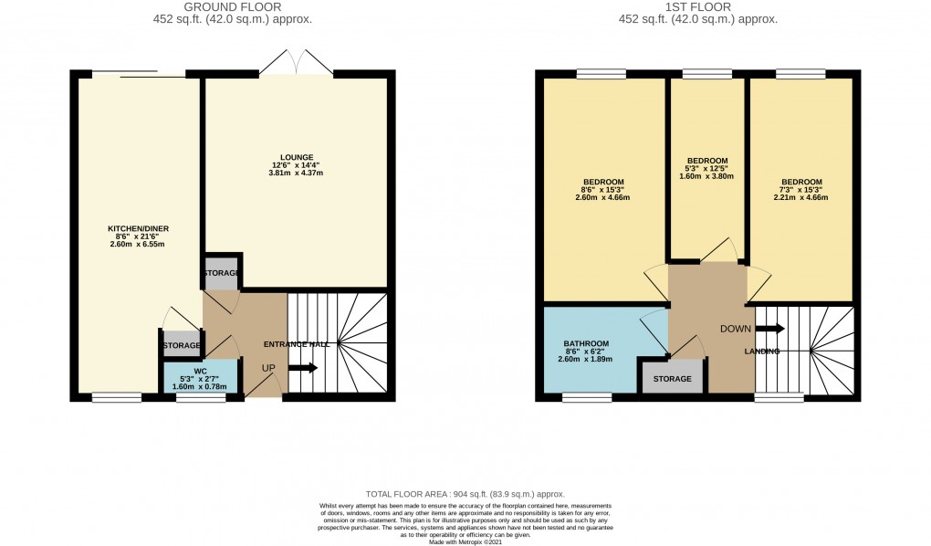 Floorplan for Luton