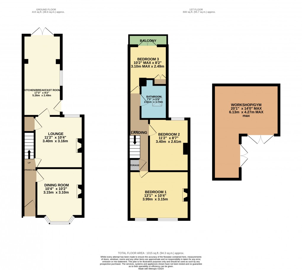 Floorplan for Luton