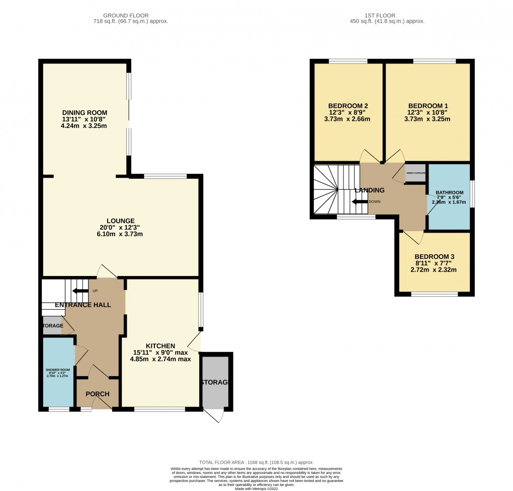 Floorplan for Luton, Bedfordshire