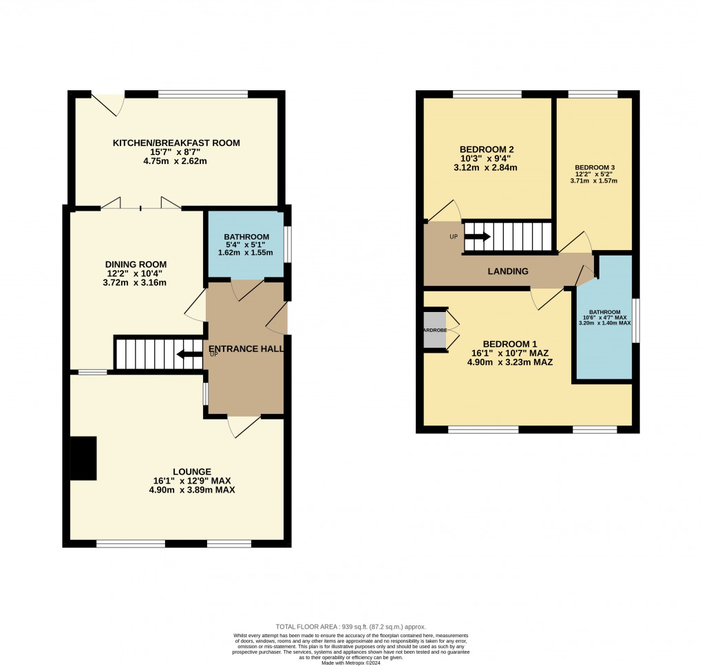 Floorplan for Luton, Bedfordshire