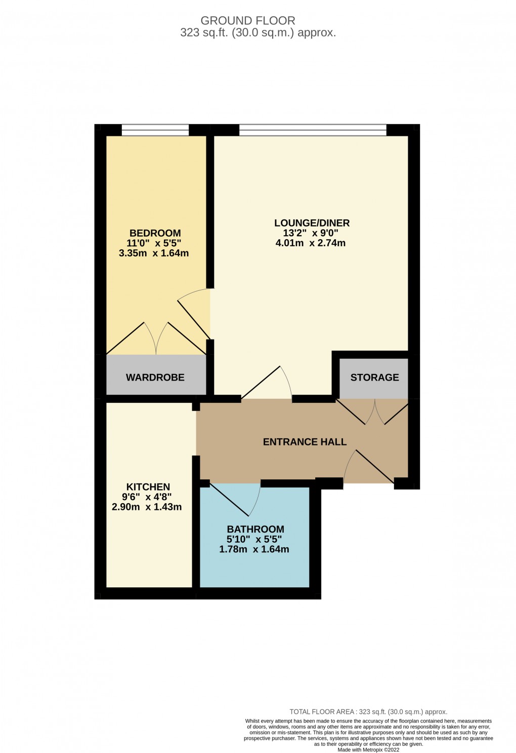 Floorplan for Dunstable Road, Luton, Bedfordshire