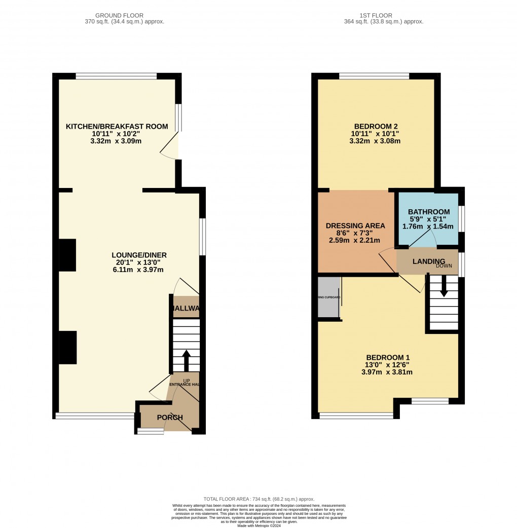 Floorplan for Luton, Bedfordshire