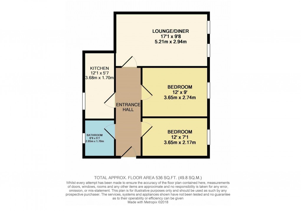 Floorplan for Luton, Bedfordshire