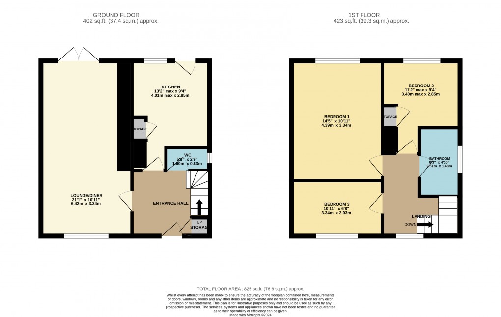 Floorplan for Luton, Bedfordshire