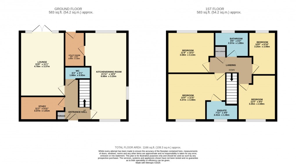 Floorplan for Houghton Regis, Dunstable, Bedfordshire