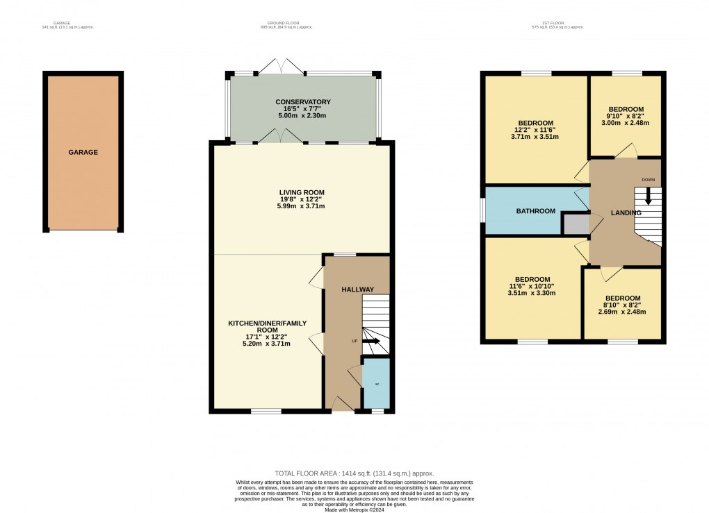 Floorplan for Toddington, Bedfordshire