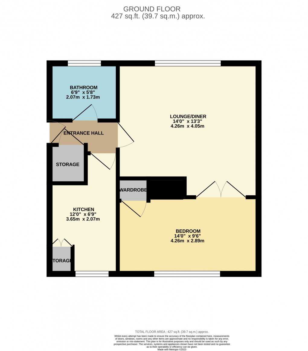 Floorplan for Luton, Bedfordshire