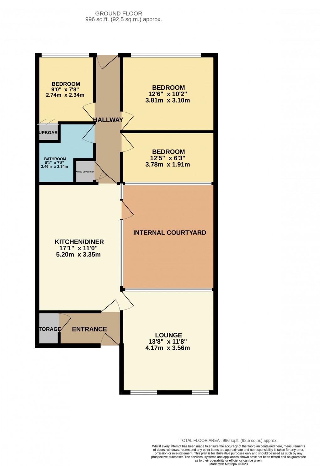 Floorplan for Houghton Regis, Dunstable, Bedfordshire