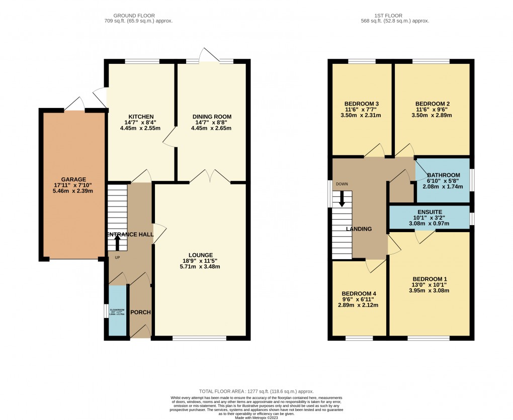 Floorplan for Luton, Bedfordshire