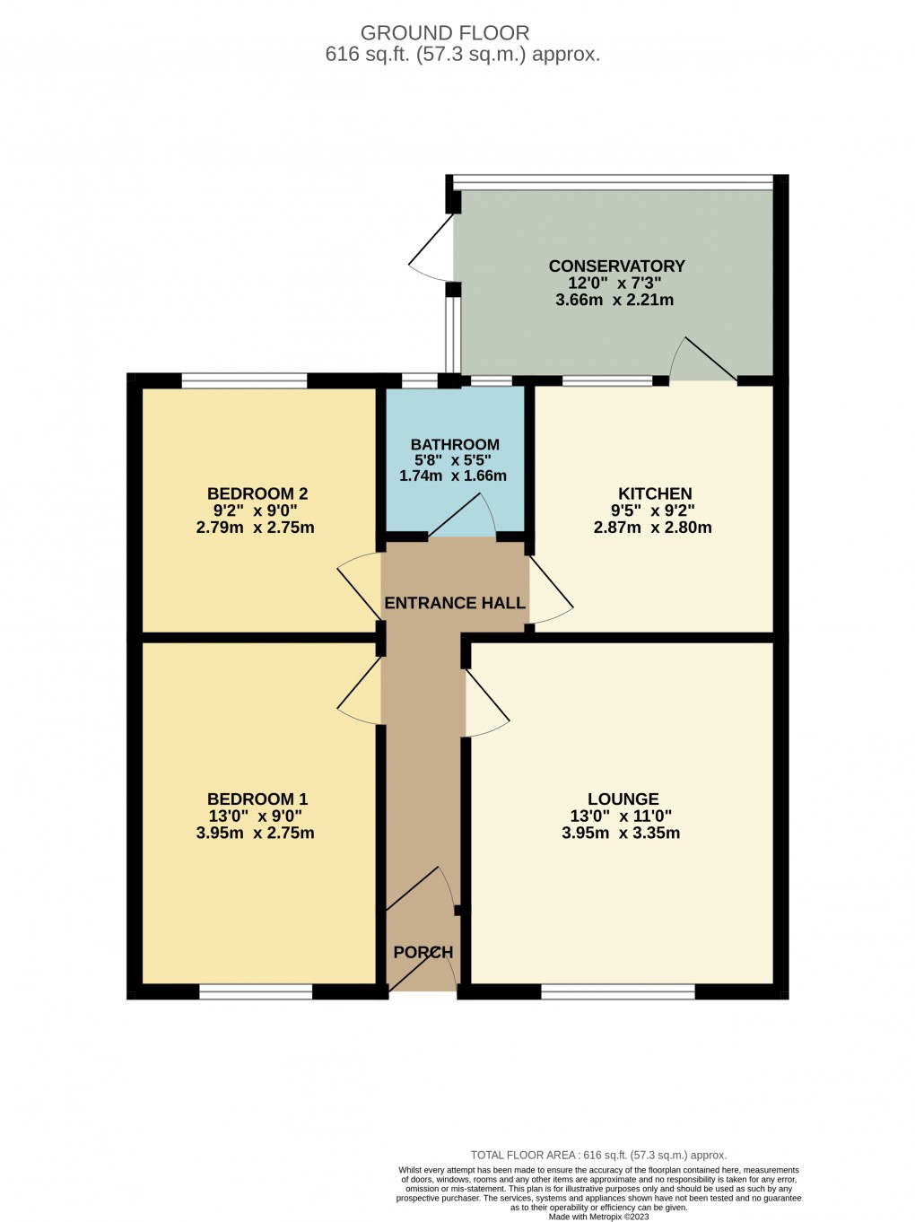 Floorplan for Luton, Bedfordshire