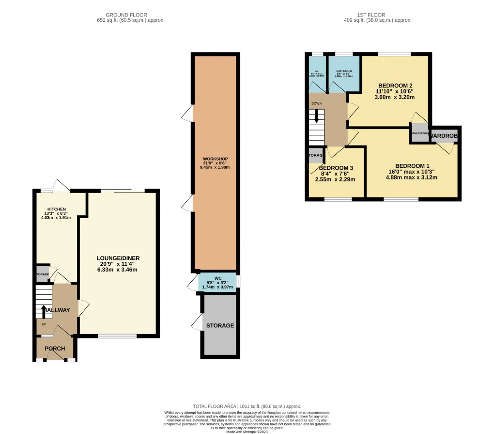 Floorplan for Luton, Bedfordshire