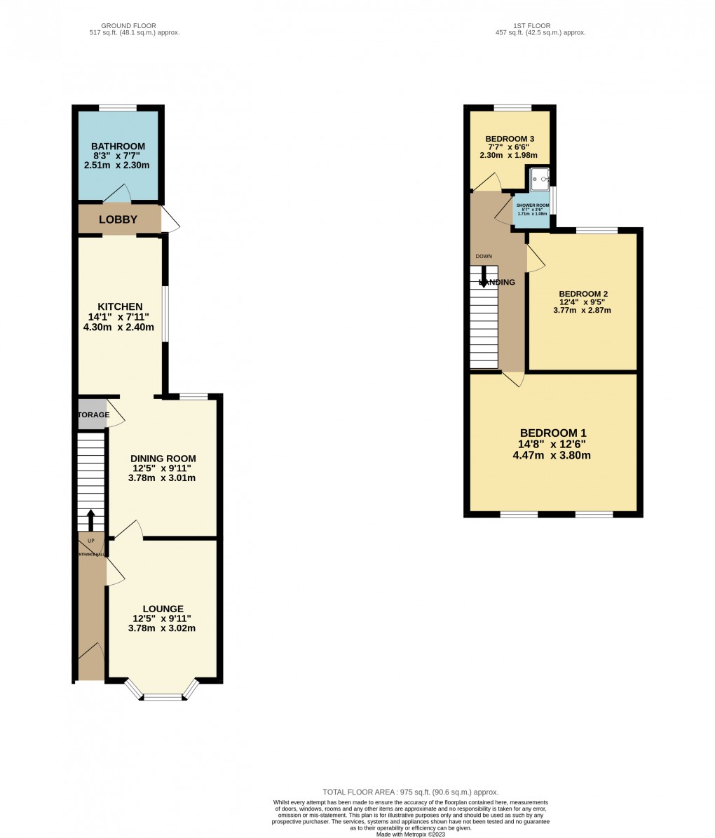 Floorplan for Luton, Bedfordshire