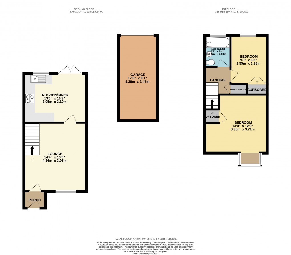 Floorplan for Luton, Bedfordshire