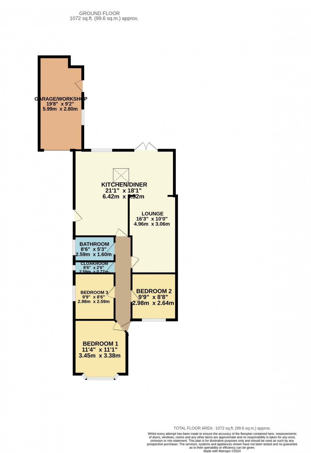 Floorplan for Luton, Bedfordshire