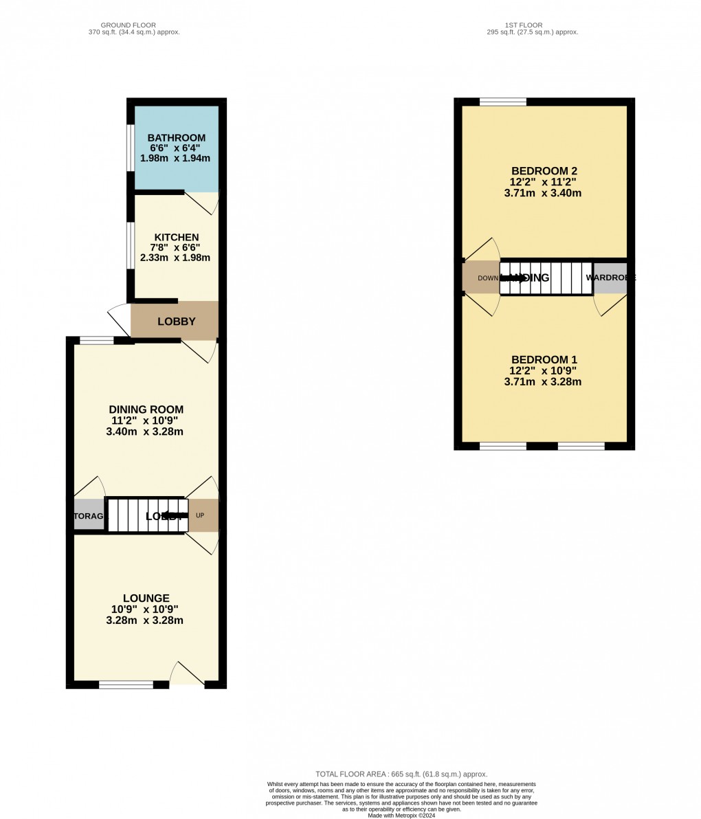 Floorplan for Luton, Bedfordshire