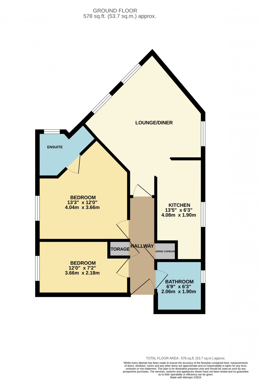 Floorplan for Luton, Bedfordshire