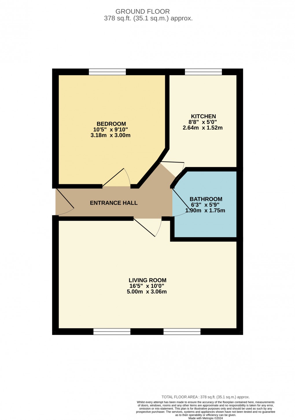 Floorplan for Mount Pleasant Road, Luton, Bedfordshire