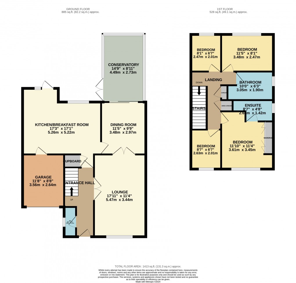 Floorplan for Luton, Bedfordshire