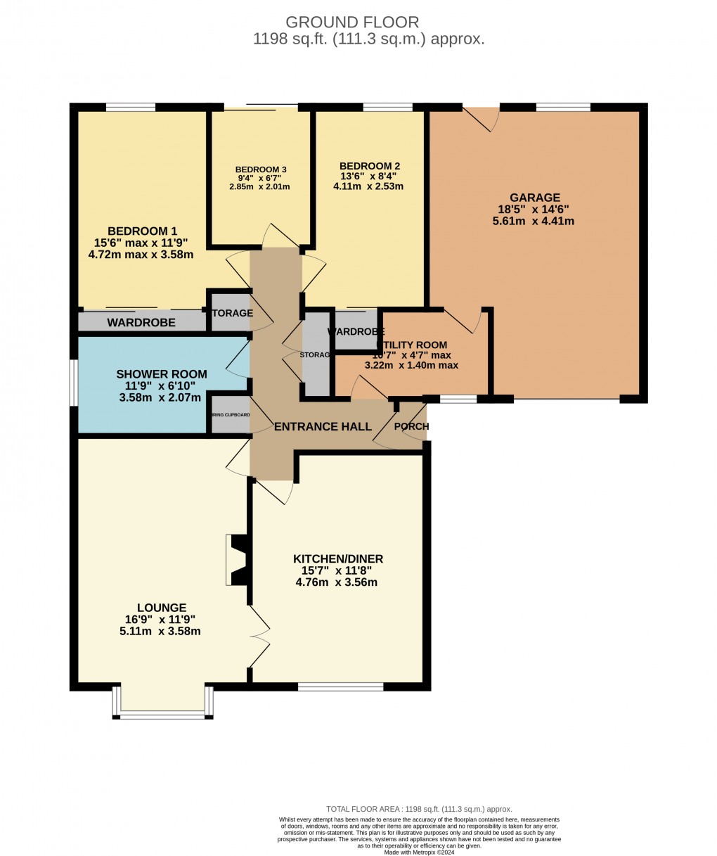 Floorplan for Luton, Bedfordshire