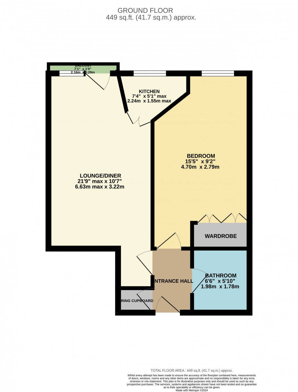 Floorplan for Luton, Bedfordshire