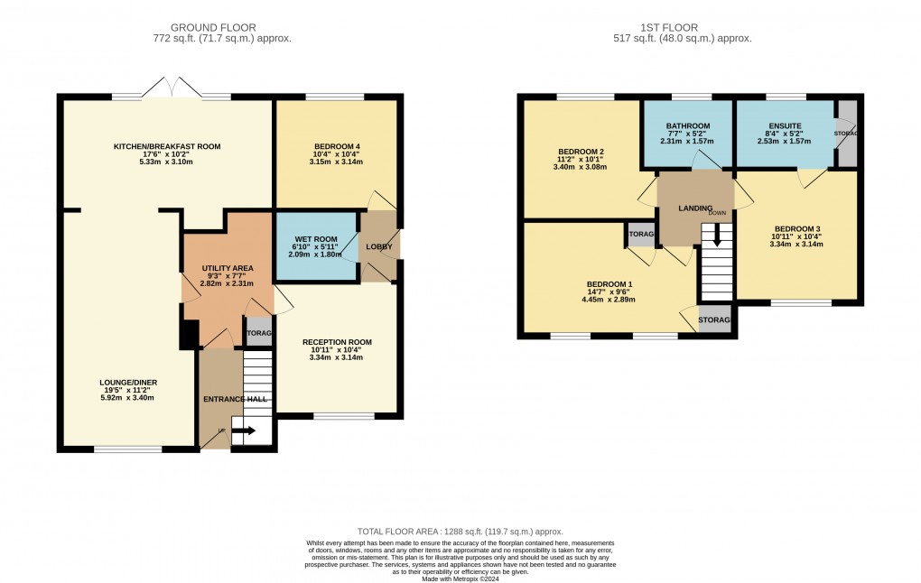 Floorplan for Luton