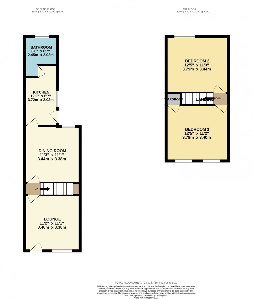 Floorplan for Luton, Bedfordshire