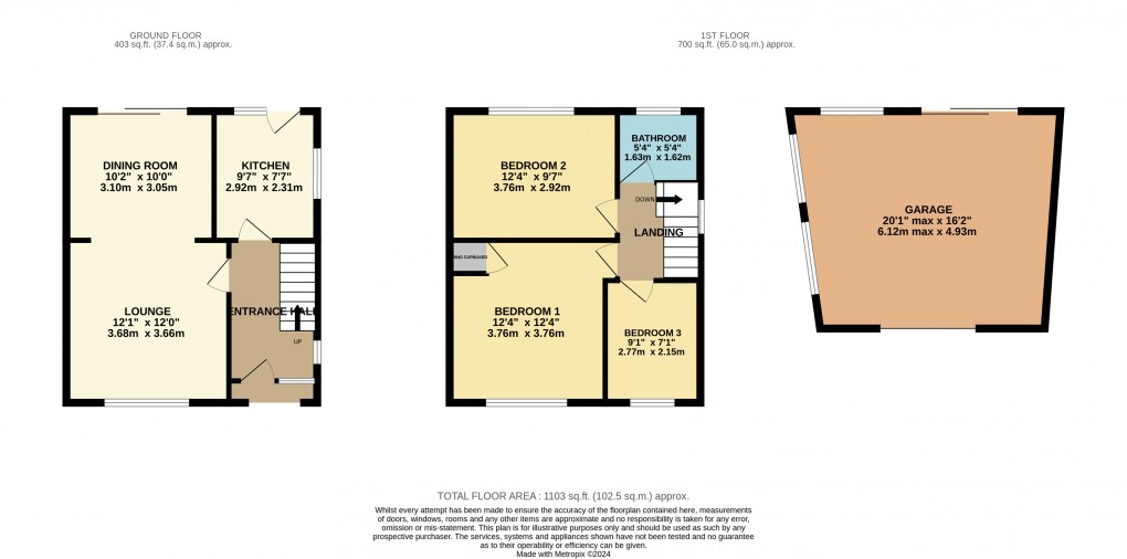 Floorplan for Luton, Bedfordshire