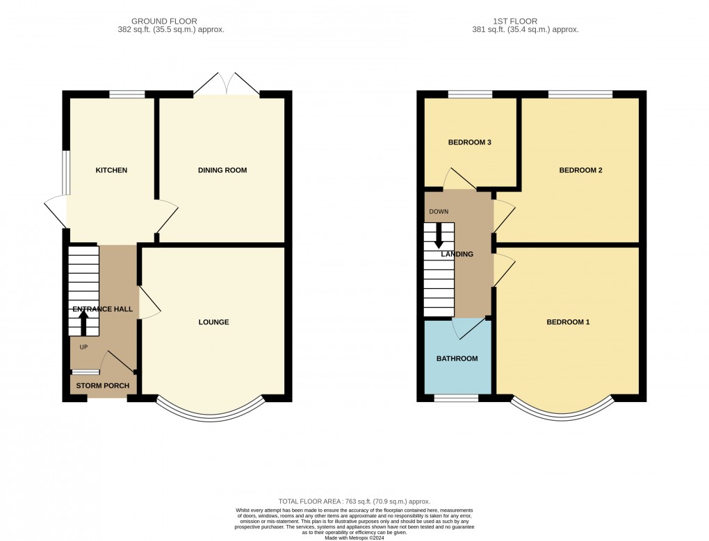 Floorplan for Luton