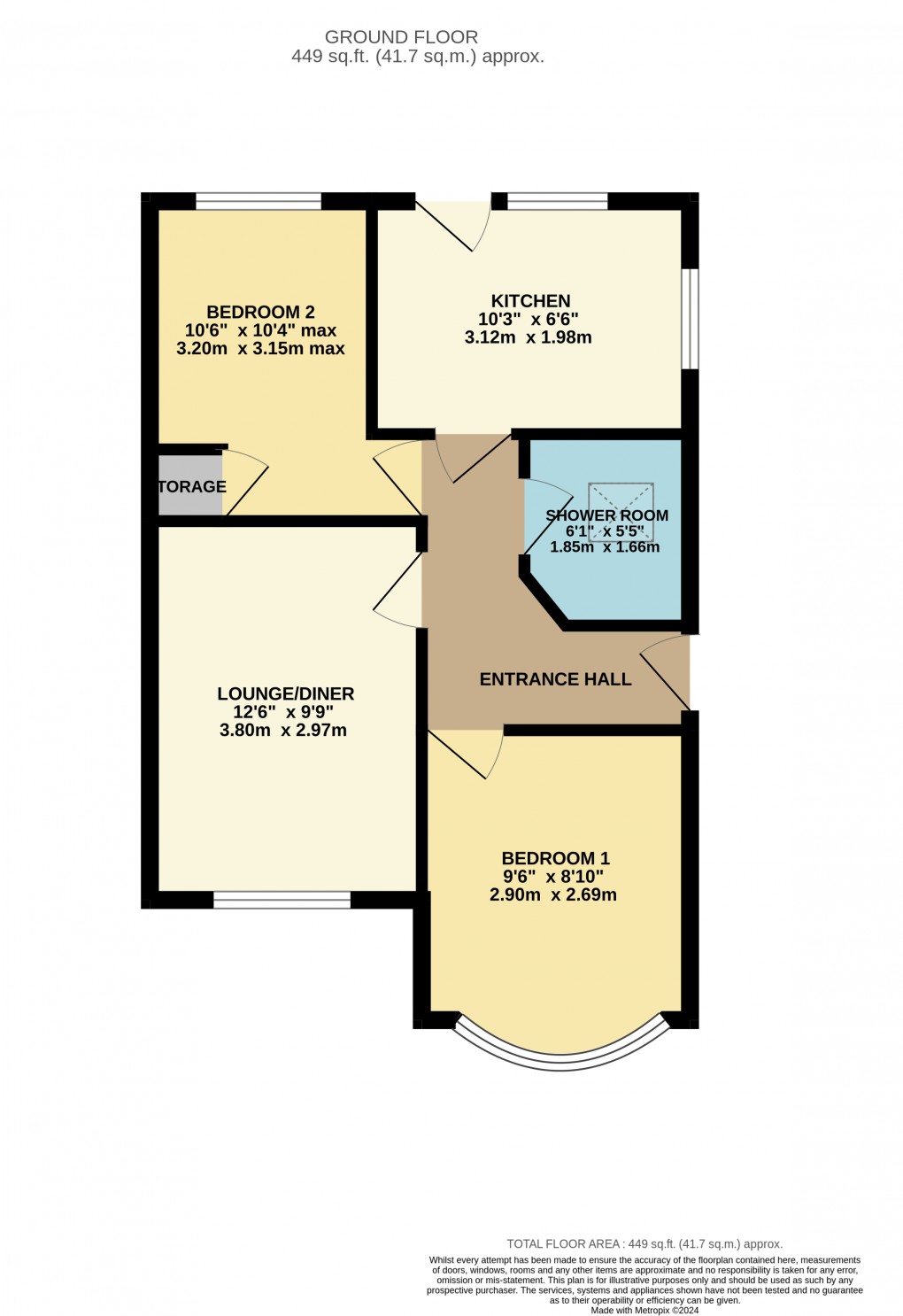 Floorplan for Luton, Bedfordshire