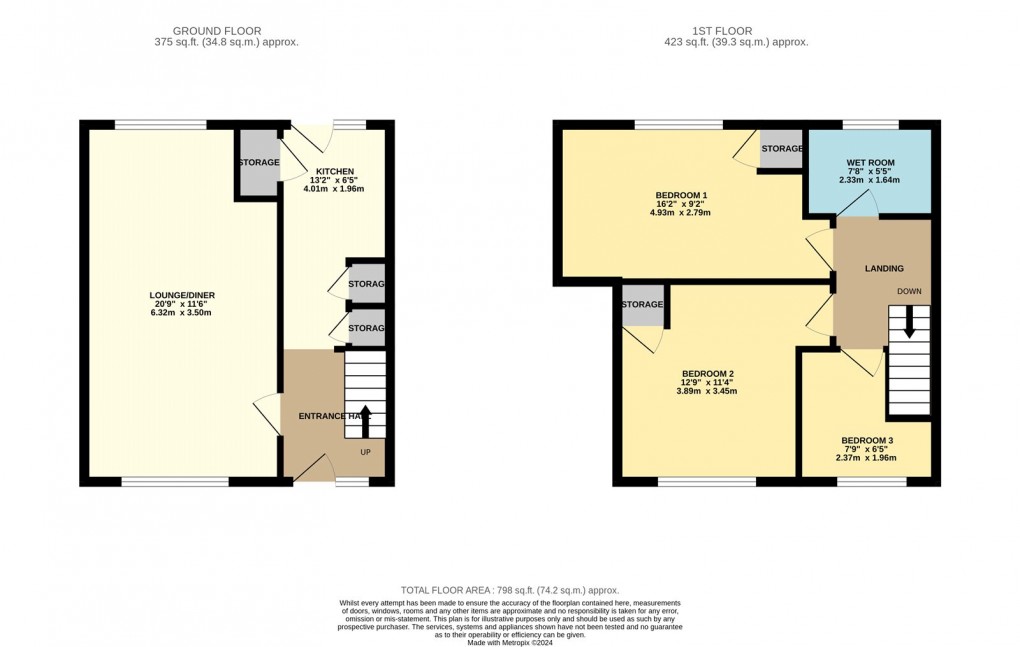 Floorplan for Luton, Bedfordshire