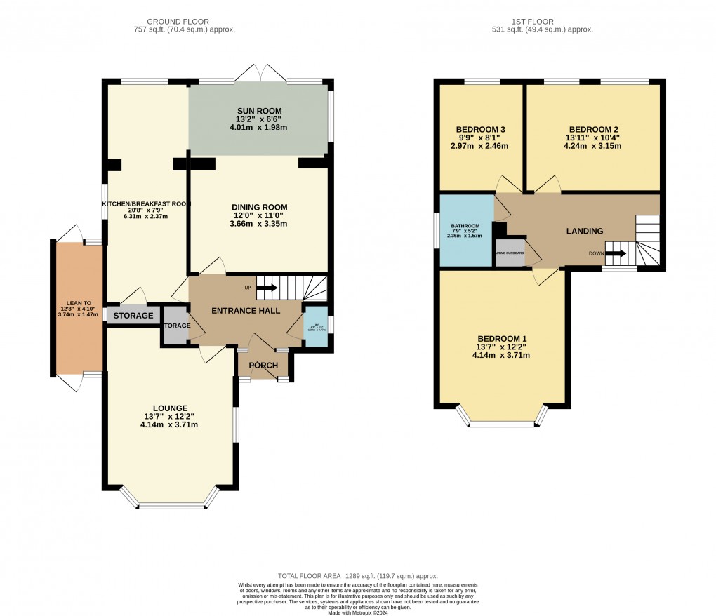 Floorplan for Luton, Bedfordshire