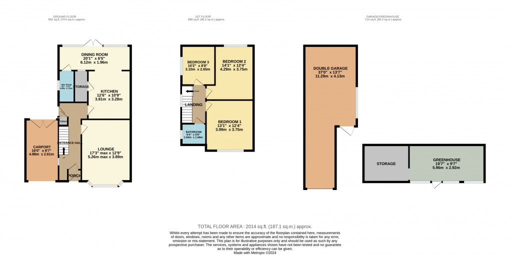 Floorplan for Luton, Bedfordshire