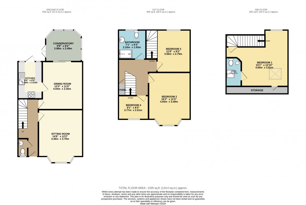 Floorplan for Luton, Bedfordshire