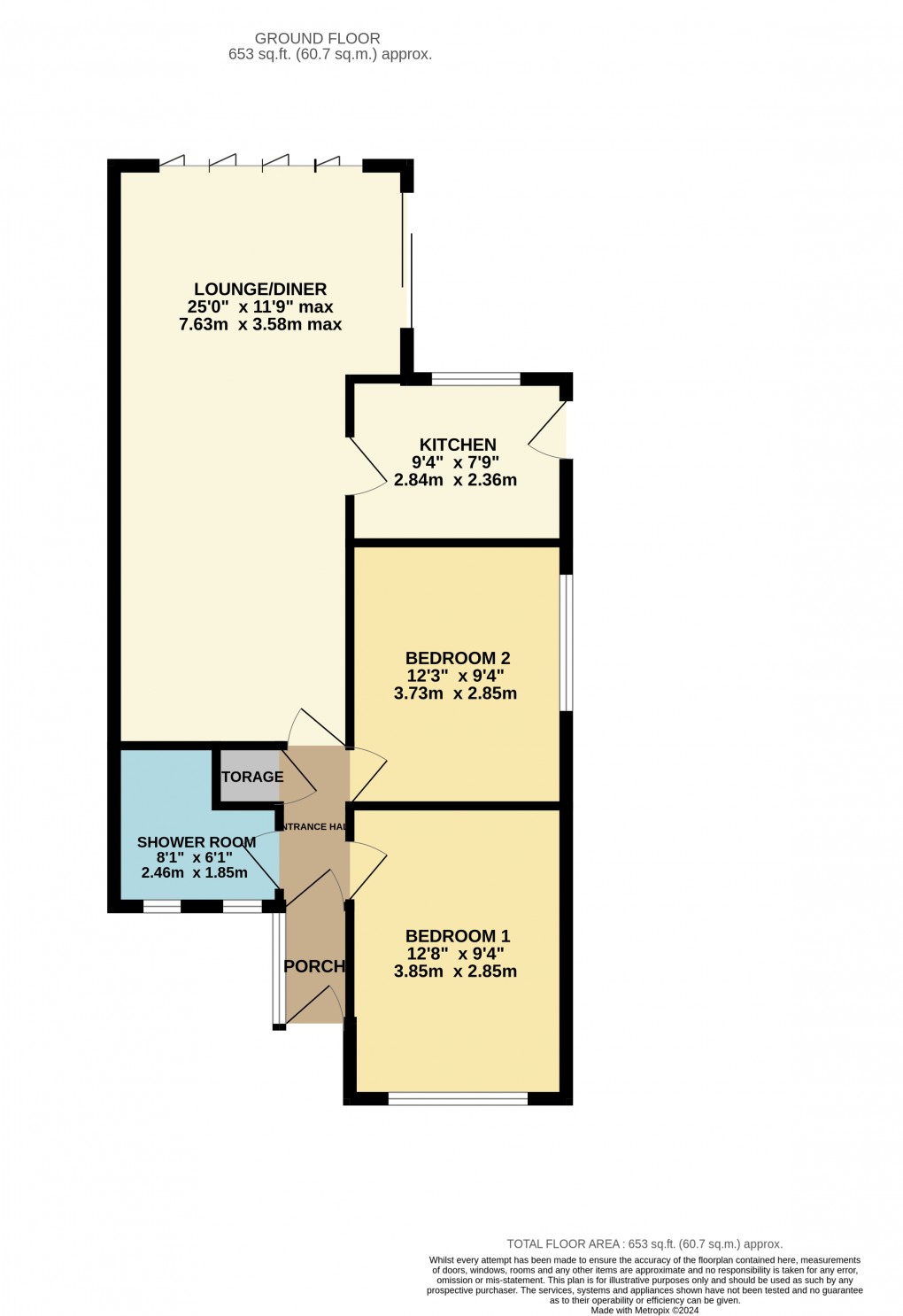 Floorplan for Luton, Bedfordshire