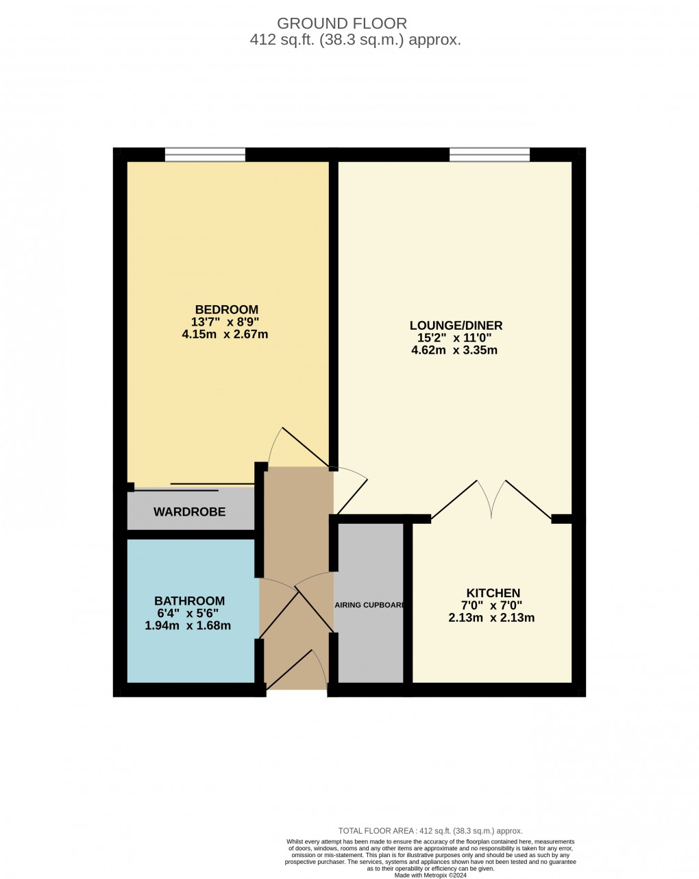 Floorplan for Luton, Bedfordshire