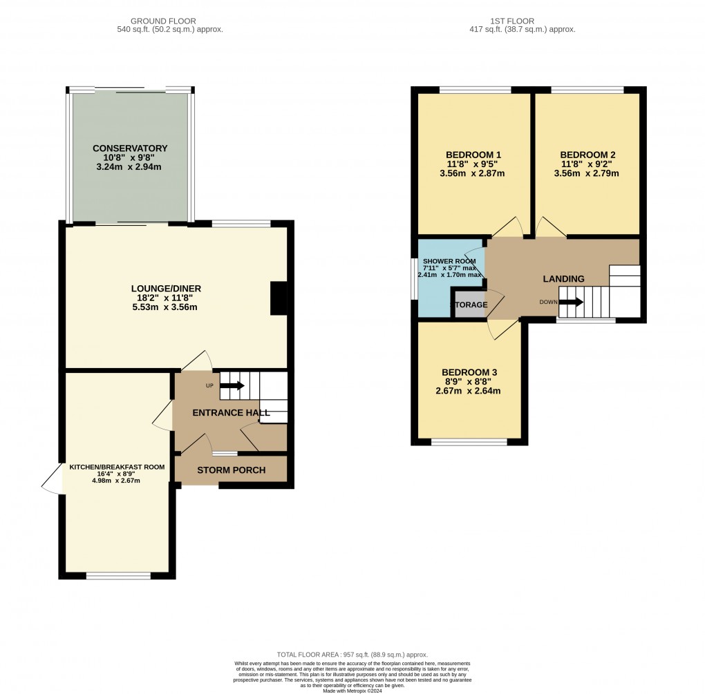 Floorplan for Luton, Bedfordshire