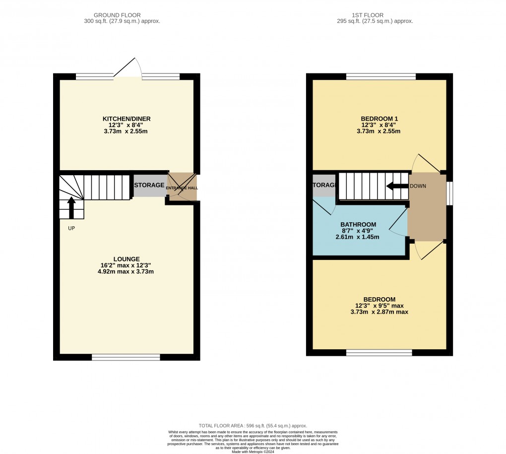 Floorplan for Luton, Bedfordshire