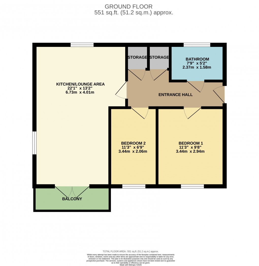 Floorplan for Houghton Regis, Dunstable, Bedfordshire