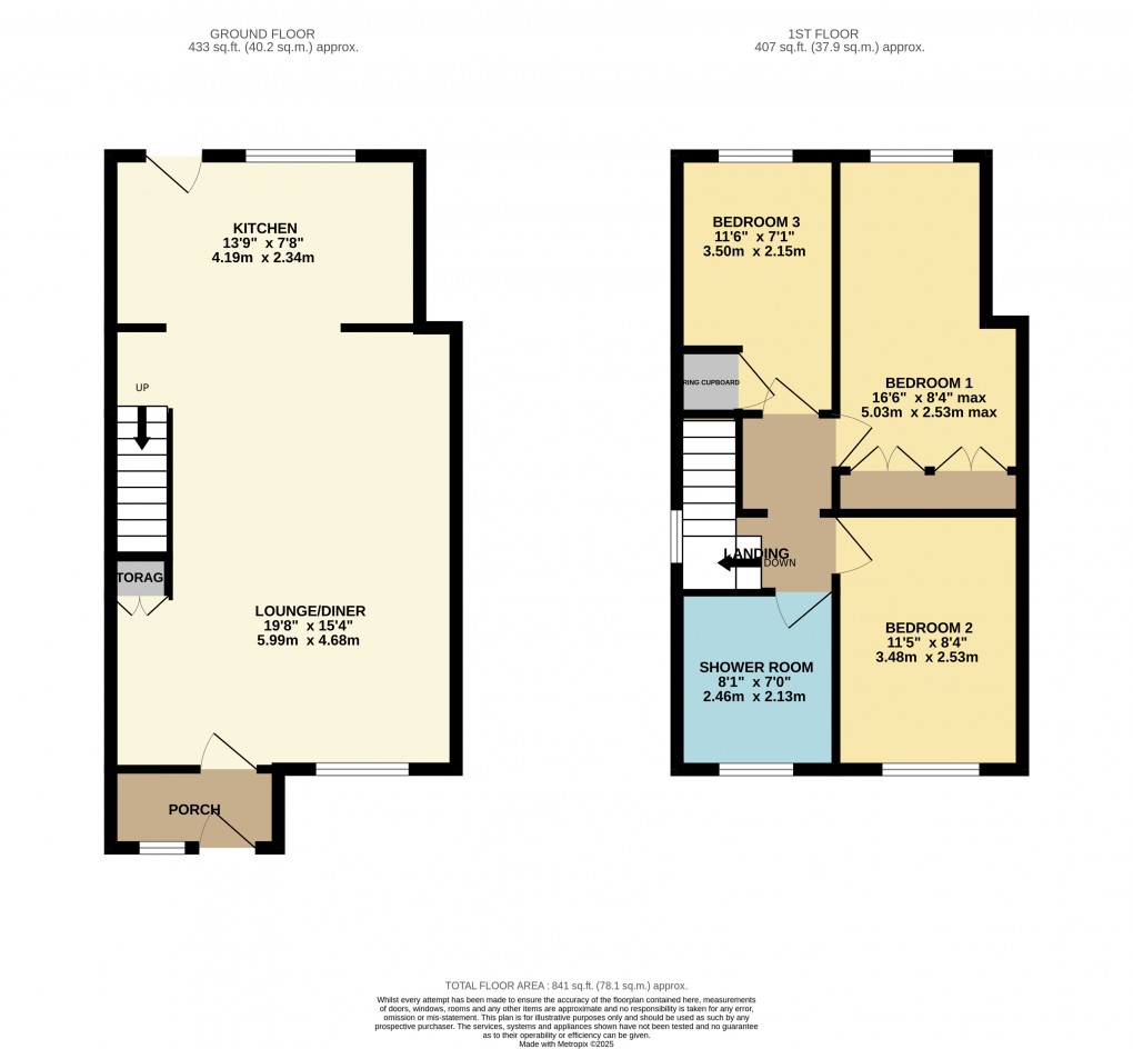 Floorplan for Luton, Bedfordshire