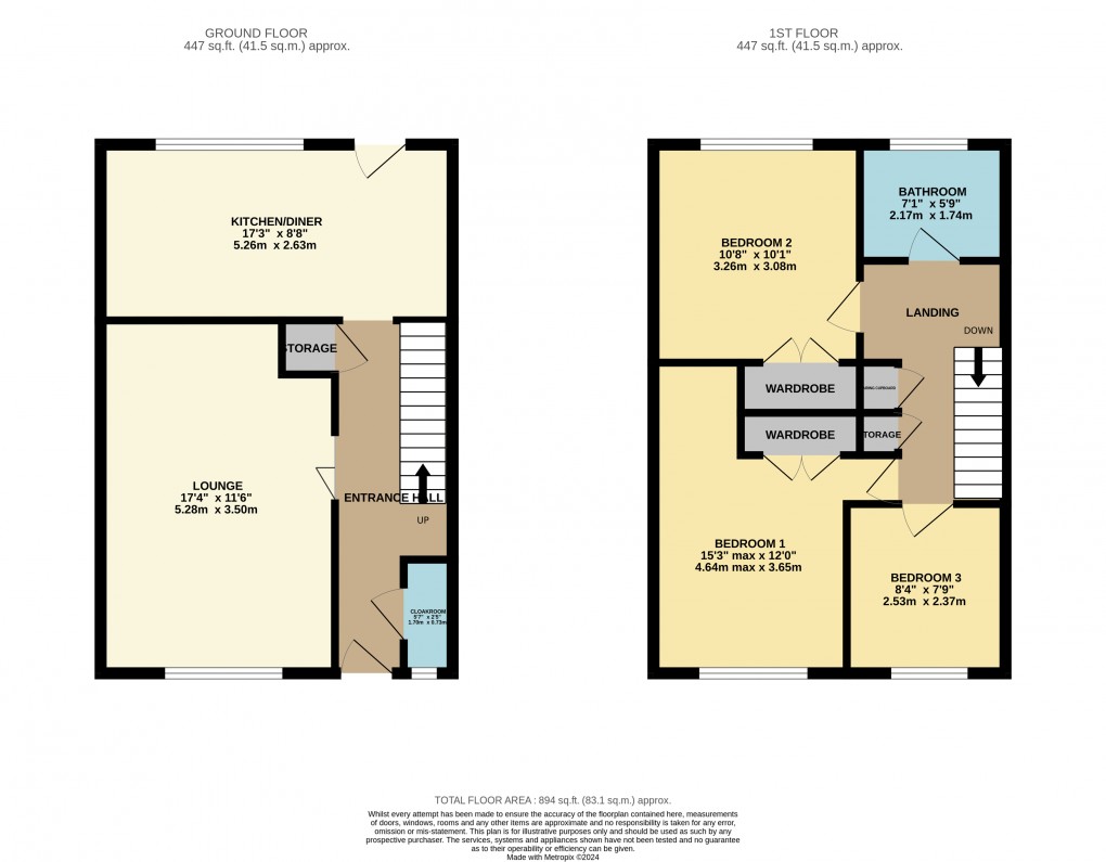 Floorplan for Luton, Bedfordshire