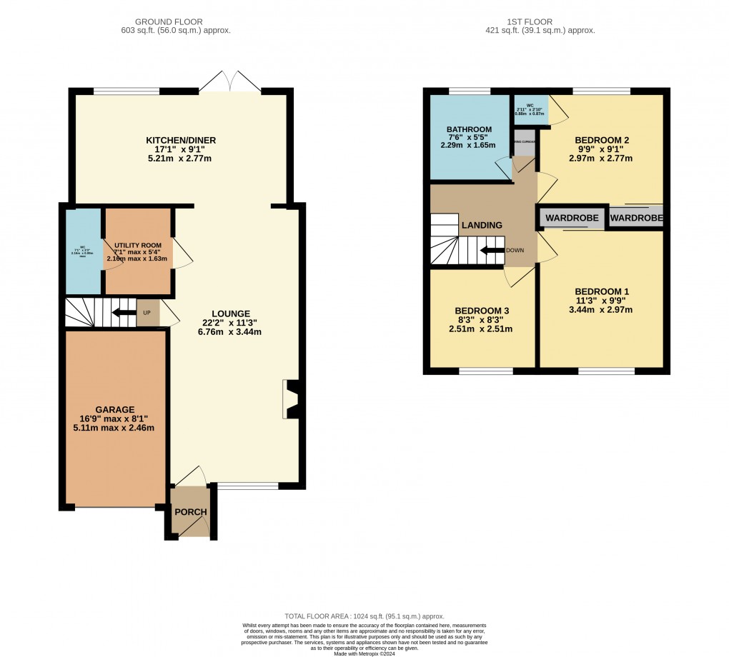 Floorplan for Luton, Bedfordshire